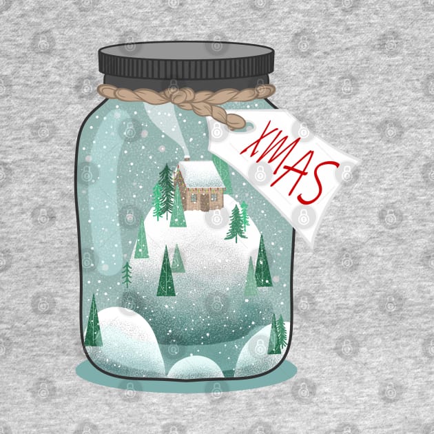 XMAS IN THE BOTTLE by MAYRAREINART